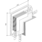 Коннектор для магнитных треков угловой внутренний встраиваемый BYLED Gravity-MG20-Track-in-Gcon (008337) - Фото 2