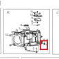 Сальник регулятора оборота для газонокосилки GUNTER LMB-420, 480SV (BC006B00000)