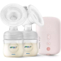 Молокоотсос электронный PHILIPS AVENT Premium Plus Natural Motion двойной розовый (SCF393/11)