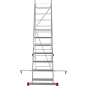 Лестница-стремянка алюминиевая односторонняя 143 см НОВАЯ ВЫСОТА NV3541 (3541105) - Фото 3