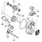 Крышка корпуса редуктора для дрели MAKITA HP2050,2070 (153620-0) 