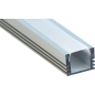 Профиль накладной для светодиодной ленты FERON CAB261 2 м серебро (10266)