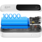 Power Bank BASEUS Qpow Pro Digital Display Fast Charge 10000mAh White (PPQD020102) - Фото 9