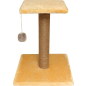 Когтеточка из джута GAMMA Стойка № 6 с полочкой и игрушкой 36x36x45 см (20812004)
