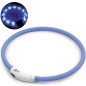 Ошейник для собак светодиодный TRIOL Night City Шнурок USB S 10 мм 50 см синий (11271023)