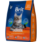 Сухой корм для кошек BRIT Premium Indoor курица 2 кг (5049769) - Фото 3