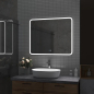 Зеркало для ванной с подсветкой КОНТИНЕНТ Russo LED 800х700 с подогревом (ЗЛП2498) - Фото 8