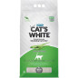 Наполнитель для туалета бентонитовый комкующийся CATS WHITE алоэ вера 5 л, 4,25 кг (8699245861129)