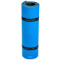 Коврик для фитнеса ISOLON Sport 10 синий/черный 180х60х1 см - Фото 9