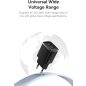 Сетевое зарядное устройство BASEUS CCXJ010201 Compact Charger 2U 10.5W EU Black (CCCP10UE) - Фото 11