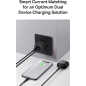 Сетевое зарядное устройство BASEUS CCXJ010201 Compact Charger 2U 10.5W EU Black (CCCP10UE) - Фото 10