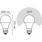 Лампа светодиодная E27 GAUSS Elementary 12 Вт 2700K 2 штуки (23212P) - Фото 5