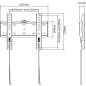 Кронштейн для телевизора GEMBIRD WM-42F-01 - Фото 2