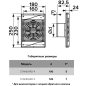 Вентилятор вытяжной накладной ЭРА (ERA 4SCETF) - Фото 5