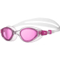 Очки для плавания детские ARENA Cruiser Evo Jr розовые линзы, прозрачный (002510910)