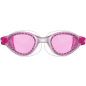 Очки для плавания детские ARENA Cruiser Evo Jr розовые линзы, прозрачный (002510910) - Фото 2