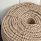 Канат джутовый TRUENERGY Rope Jute Soft Hessian 12 мм х 25 кг (12693) - Фото 4