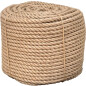 Канат джутовый TRUENERGY Rope Jute Soft Hessian 18 мм х 25 кг (12696)