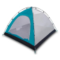 Палатка CALVIANO Acamper Acco 4 Turquoise - Фото 3