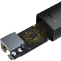 Сетевой адаптер BASEUS Lite Series Ethernet Adapter Type-C to RJ45 LAN 100 Mbps (WKQX000201) - Фото 5