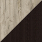 Шкаф-пенал ИНТЕРЛИНИЯ КЛ-005 правый дуб венге/дуб серый 58,2х42,5х202 см - Фото 4