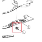 Гайка крепления ножа для мини-трактора OLEO-MAC KROSSER 92/13.5T (C7120417A)