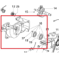 Картер в сборе для бензореза OLEO-MAC 963TTA (52020273B)