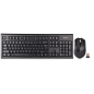 Комплект клавиатура и мышь A4TECH 3000NS Black