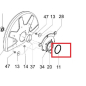 Кольцо 14" О-образное кожуха защитного для бензореза OLEO-MAC 963TTA, 983TTA  (018100029)