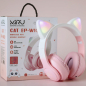 Наушники-гарнитура беспроводные MIRU CAT EP-W10 (розовый) - Фото 9