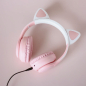 Наушники-гарнитура беспроводные MIRU CAT EP-W10 (розовый) - Фото 12