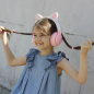Наушники-гарнитура беспроводные MIRU CAT EP-W10 (розовый) - Фото 23
