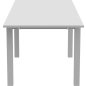 Стол кухонный MEBELAIN Вардиг М белый шпон 120-180x80x74 см (00494) - Фото 4