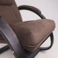 Кресло-качалка LESET Морено венге/коричневый велюр V 23 (87786) - Фото 11