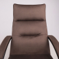 Кресло-качалка LESET Морено венге/коричневый велюр V 23 (87786) - Фото 8