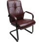 Кресло офисное AKSHOME Klio Eco коричневый бриллиант/черный (87592)