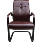 Кресло офисное AKSHOME Klio Eco коричневый бриллиант/черный (87592) - Фото 3