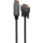 Кабель CABLEXPERT DisplayPort to DVI 1.8m Black (CC-DPM-DVIM-4K-6) - Фото 2