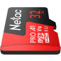 Карта памяти NETAC P500 Extreme Pro MicroSDHC 32Gb (NT02P500PRO-032G-S) - Фото 2