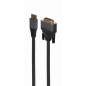 Кабель CABLEXPERT HDMI-DVI 4K 1.8 м (CC-HDMI-DVI-4K-6) - Фото 2