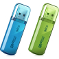 USB-флешка 64 Гб SILICON POWER Helios 101 USB 2.0 Green (SP064GBUF2101V1N) - Фото 8
