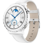 Умные часы HUAWEI Watch GT 3 Pro белый с кожаным браслетом