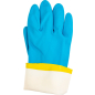 Перчатки неопреновые JETA SAFETY JNE711 размер XL желто-голубые (JNE711-10-XL) - Фото 3
