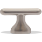 Ручка мебельная кнопка BOYARD Stark RC309MBSN.4 матовый атласный никель - Фото 3