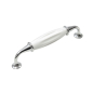 Ручка мебельная скоба BOYARD Trinity RS110CP.4/128/W хром полированный