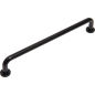 Ручка мебельная скоба BOYARD Hygge RS293BL.4/160 матовый черный