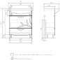 Тумба под умывальник VOLNA Adel 70.2Y (tnADEL70.2Y-01) - Фото 3