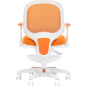Кресло компьютерное EVERPROF Kids 102 ткань оранжевый - Фото 3