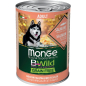 Влажный корм для собак MONGE BWild Grain Free лосось с тыквой и кабачками консервы 400 г (70012621)
