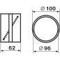 Муфта воздуховода для круглых каналов d100 мм с обратным клапаном ZERNBERG 1111 (10190721) - Фото 2
